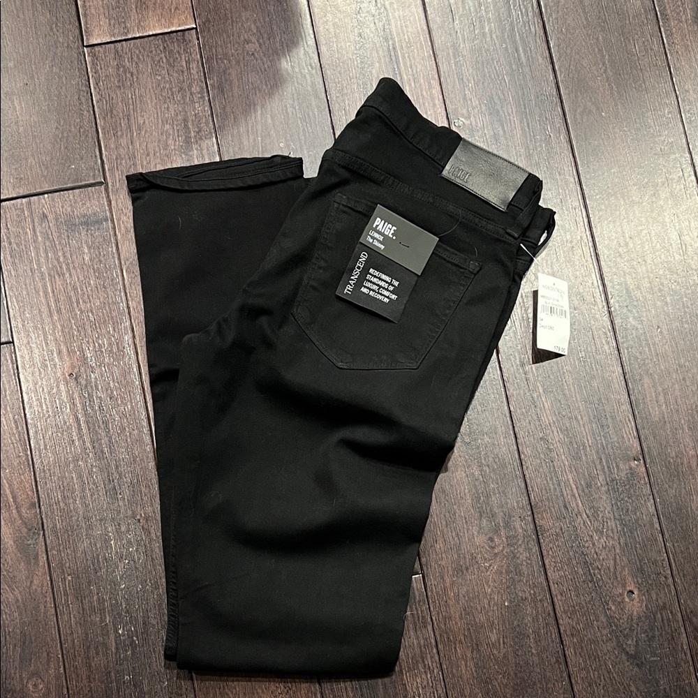 PAIGE Men's Slim Black Jeans
